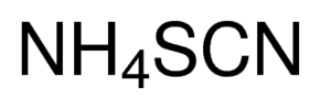 Ammonium Thiocyanate Chemical Structure